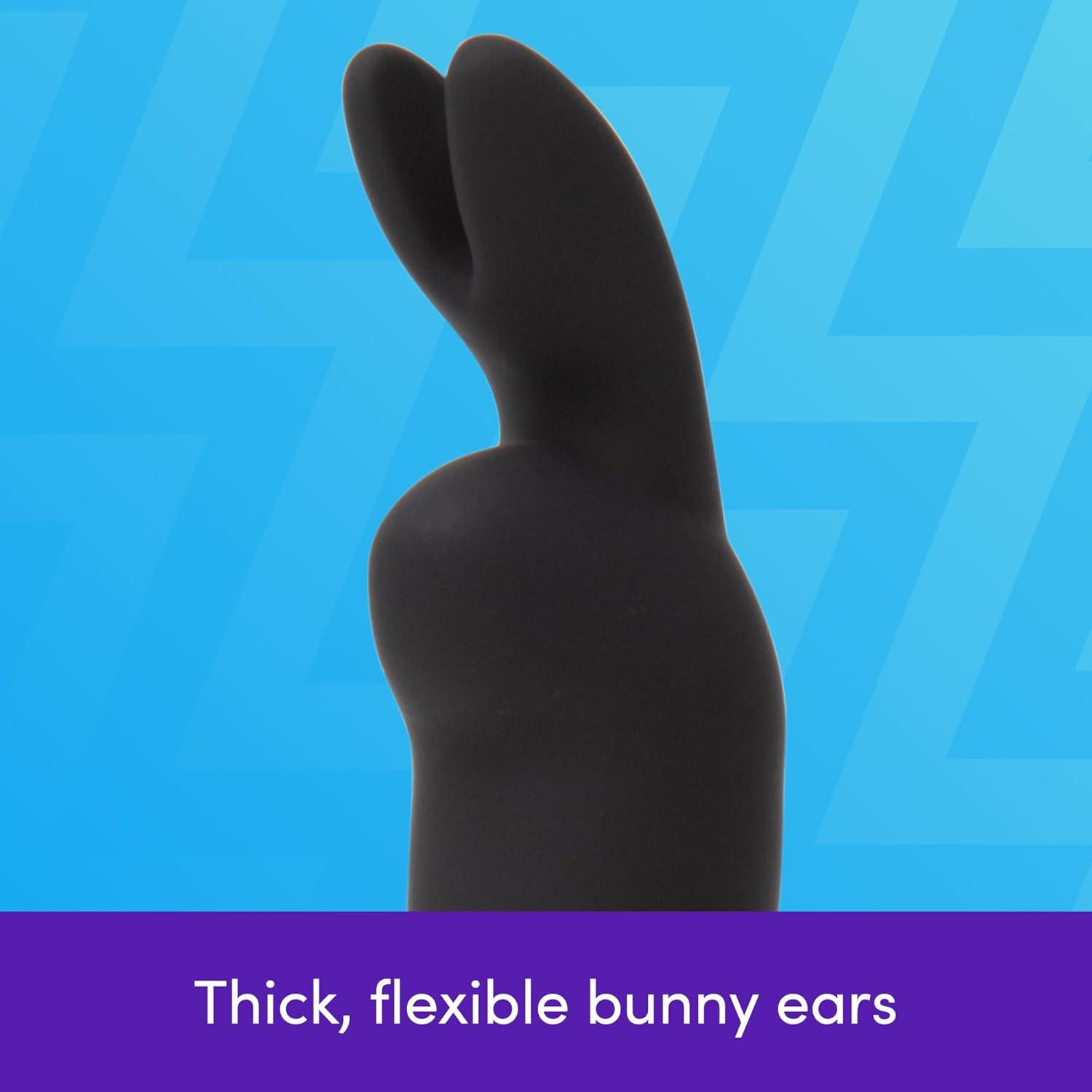 imageLovehoney Happy Rabbit Bullet Vibrator for Women Silicone Mini Vibrator Bullet Personal Massager Adult Toy 12 Vibration Modes Rachargeable Clitoral Stimulator Adult Sex Toys for Couples Black