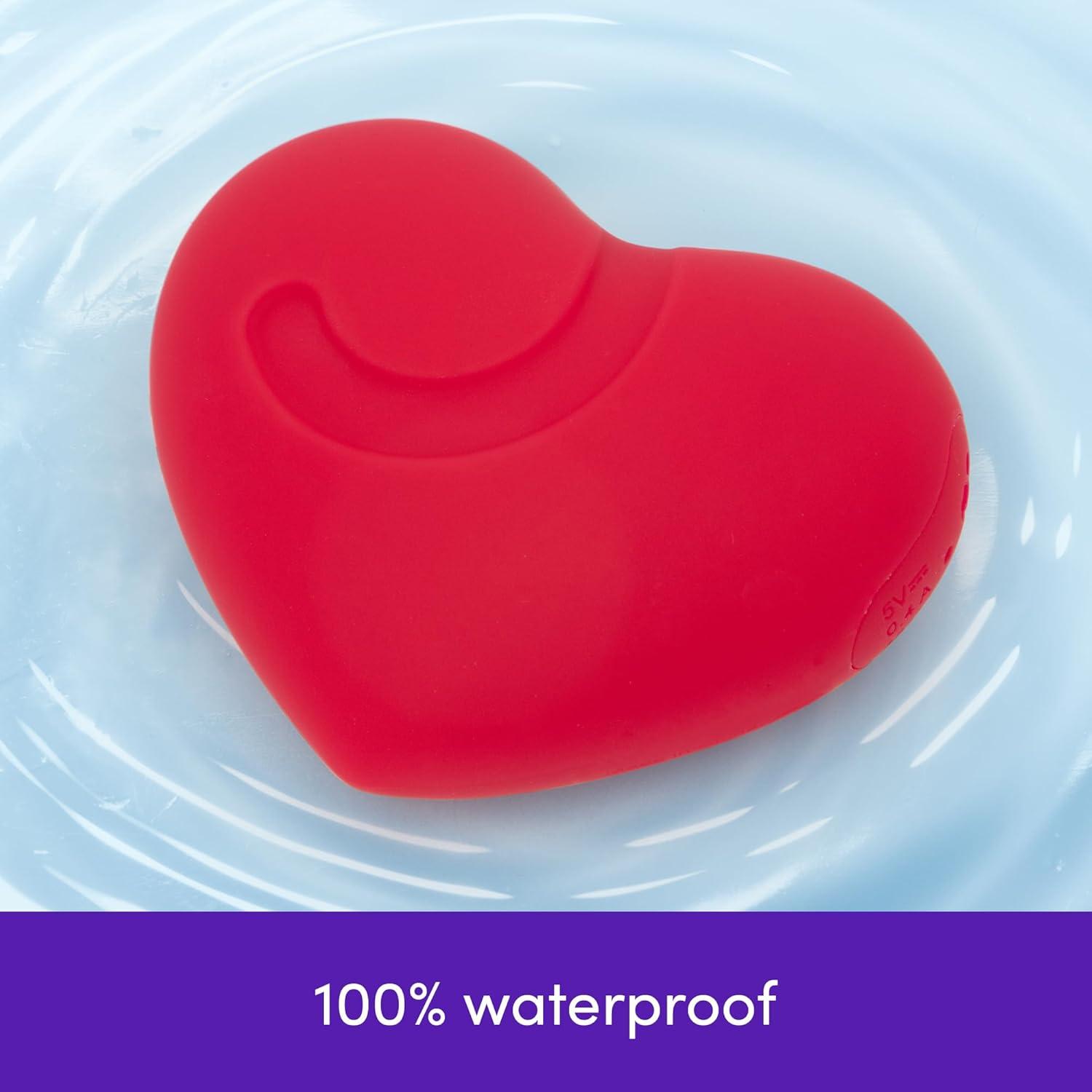 imageLovehoney Heart Throb Mini Vibrator for Women Silicone Personal Massager with 10 Powerful Vibration Modes Couples Sex Toys Bullet Vibrator Waterproof Body Massage Tool Adult Sex Toys for Women