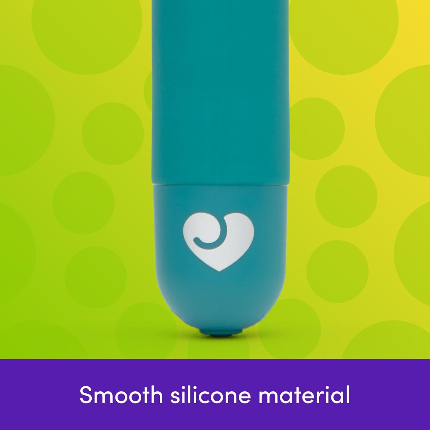 imageLovehoney Mini Thrill Bullet Vibrator for Women Silicone Mini Vibrator Bullet Personal Massager Adult Toy 10 Vibration Modes Rechargeable Clitoral Stimulator Adult Sex Toys for Couples GreenGreen