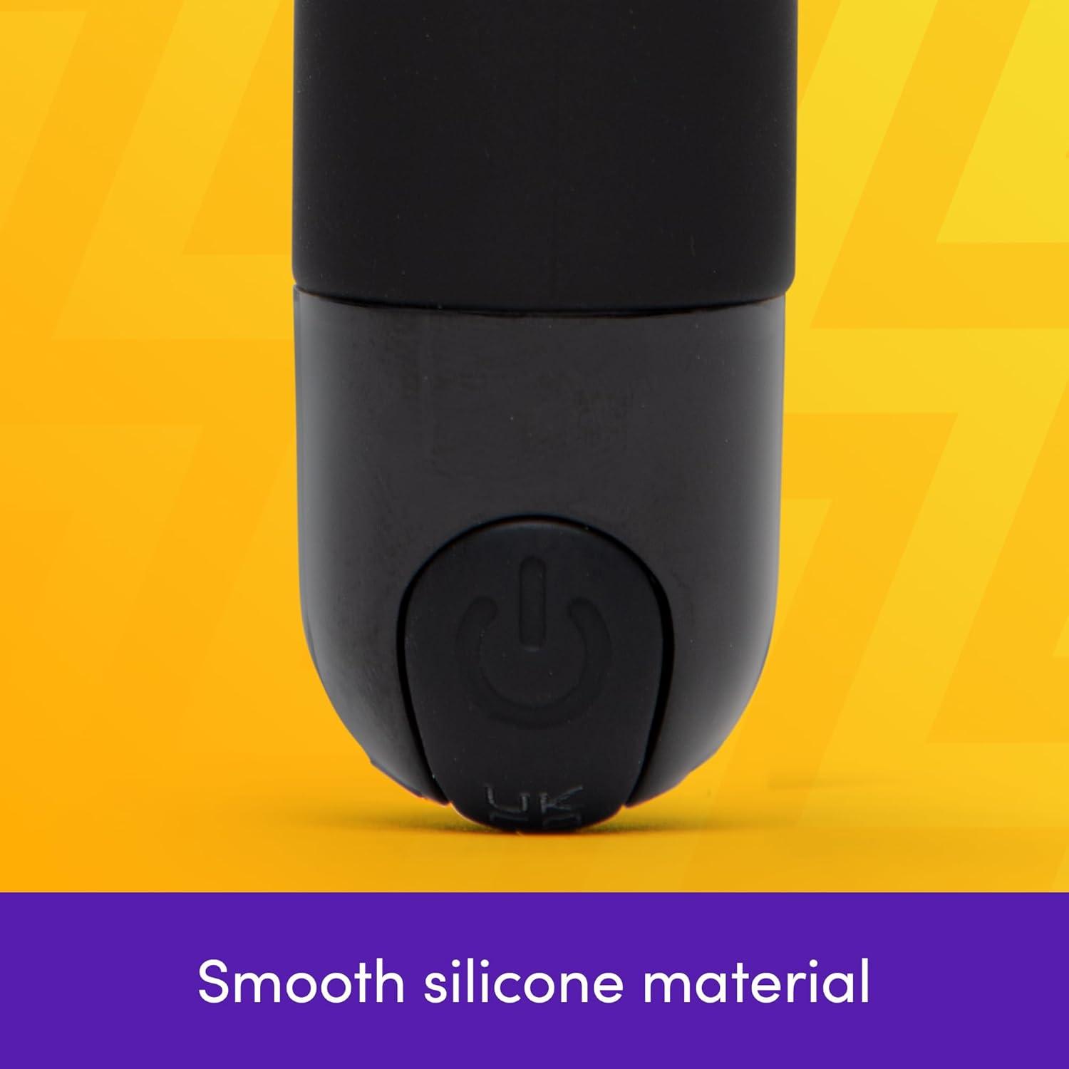 imageLovehoney Mini Thrill Bullet Vibrator for Women Silicone Mini Vibrator Bullet Personal Massager Adult Toy 10 Vibration Modes Rechargeable Clitoral Stimulator Adult Sex Toys for Couples GreenBlack