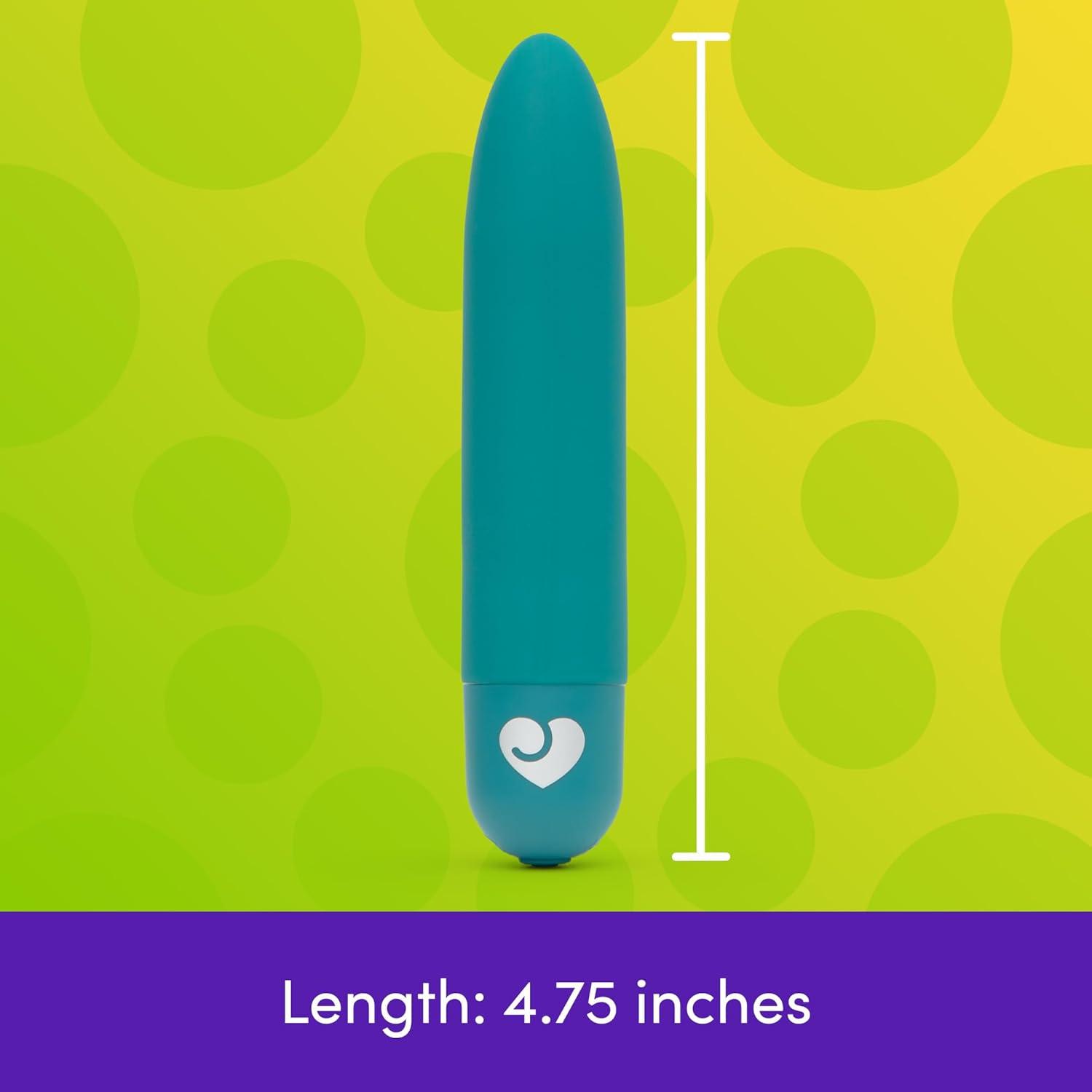 imageLovehoney Mini Thrill Bullet Vibrator for Women Silicone Mini Vibrator Bullet Personal Massager Adult Toy 10 Vibration Modes Rechargeable Clitoral Stimulator Adult Sex Toys for Couples GreenGreen
