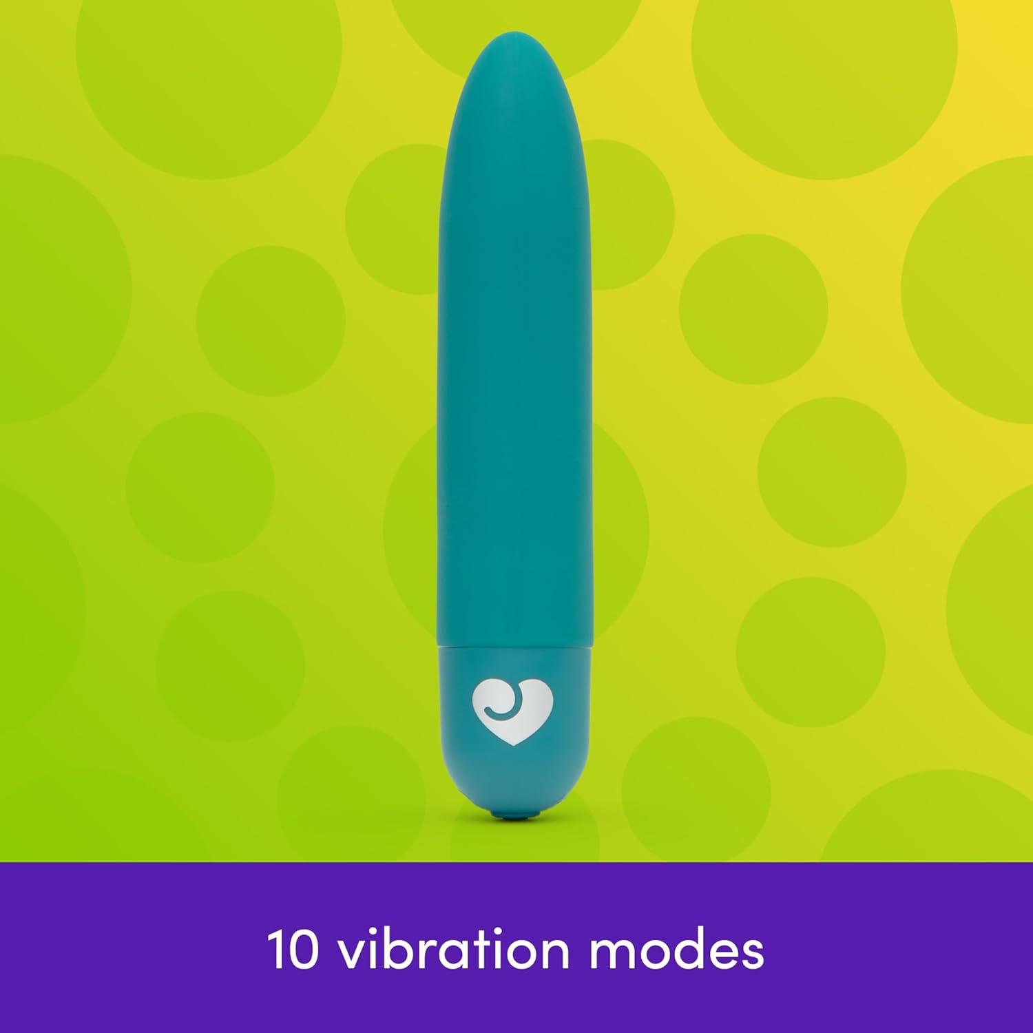imageLovehoney Mini Thrill Bullet Vibrator for Women Silicone Mini Vibrator Bullet Personal Massager Adult Toy 10 Vibration Modes Rechargeable Clitoral Stimulator Adult Sex Toys for Couples GreenGreen