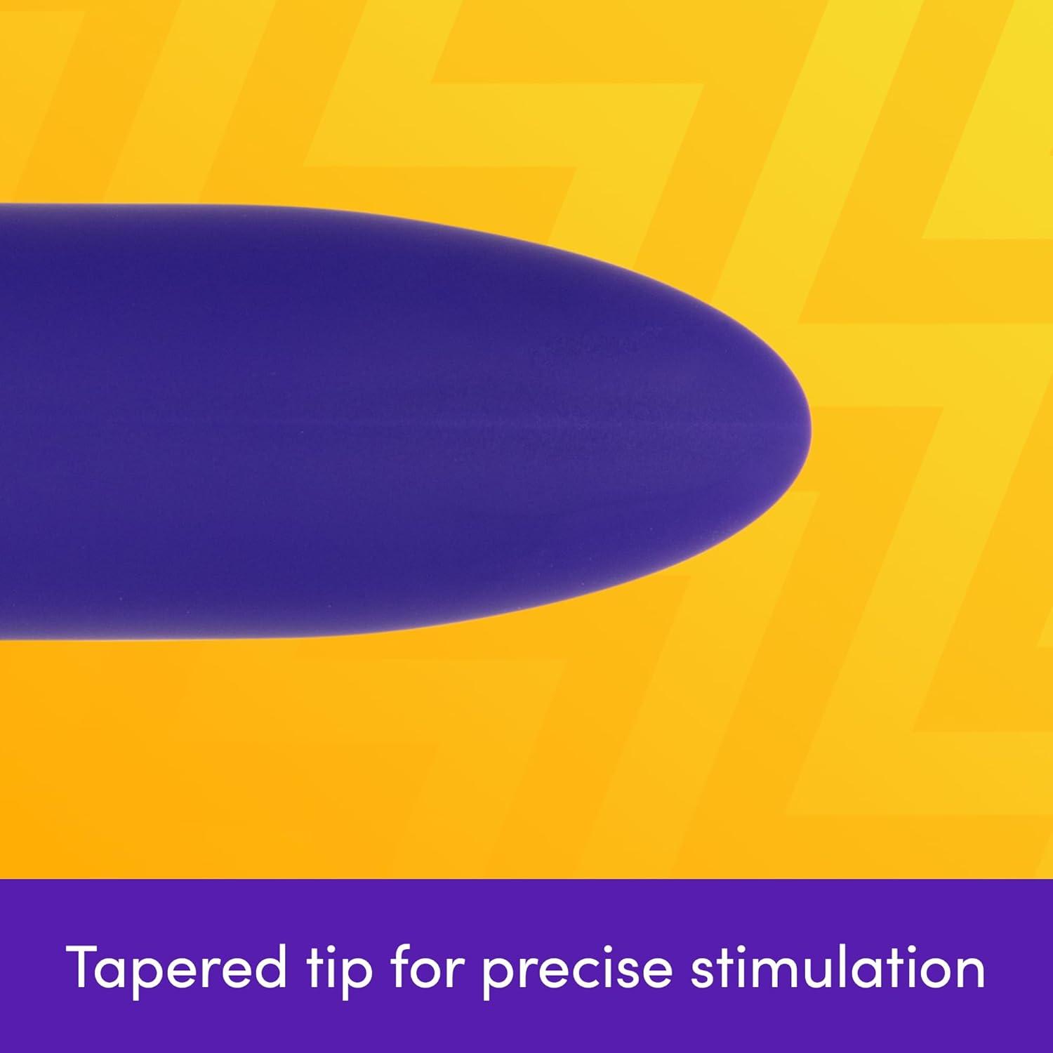 imageLovehoney Mini Thrill Bullet Vibrator for Women Silicone Mini Vibrator Bullet Personal Massager Adult Toy 10 Vibration Modes Rechargeable Clitoral Stimulator Adult Sex Toys for Couples GreenPurple