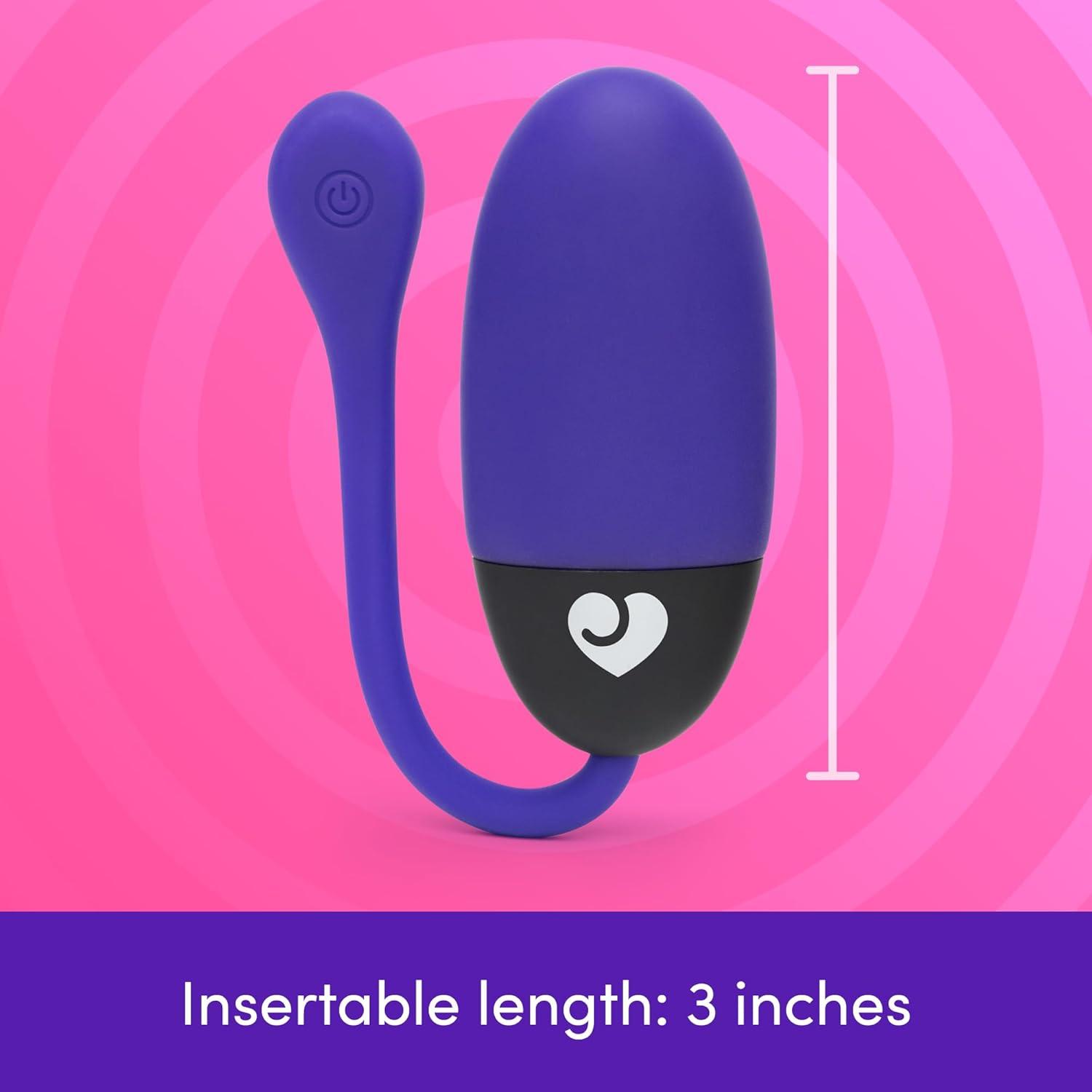 imageLovehoney Remote Control G Spot Panty Vibrator Couple Sex Toys Wearable Silicone Egg Vibrator for Women Discreet G Spot Personal Massager with 11 Vibration Modes Rechargeable Adult Sex Toys