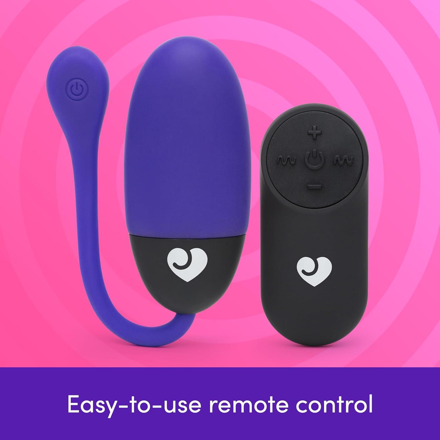 imageLovehoney Remote Control G Spot Panty Vibrator Couple Sex Toys Wearable Silicone Egg Vibrator for Women Discreet G Spot Personal Massager with 11 Vibration Modes Rechargeable Adult Sex Toys