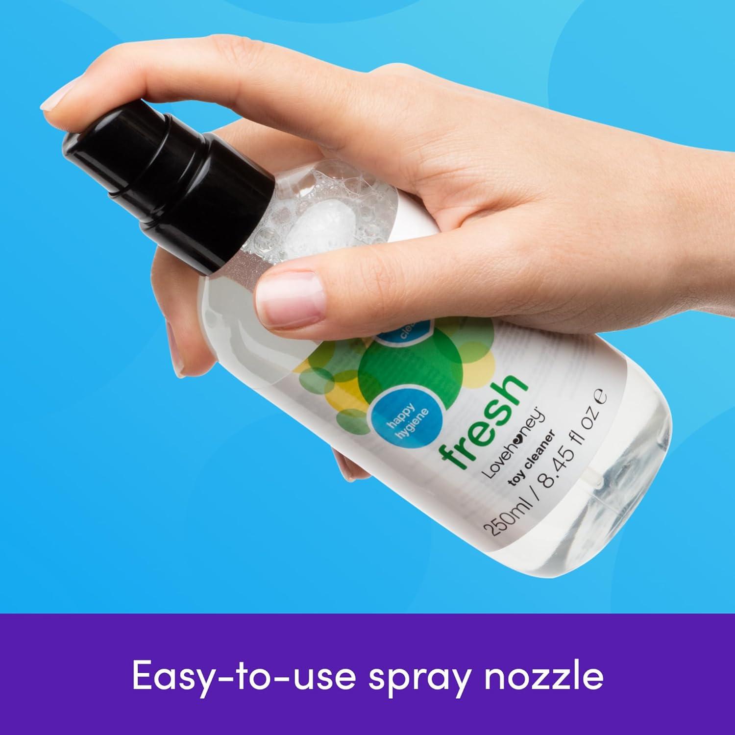 imageWomanizer InsideOut Dual Stimulation Clitoris Sucker amp Lovehoney Fresh Sex Toy Cleaner Spray 85 fl oz Female Sex Toys Bundle