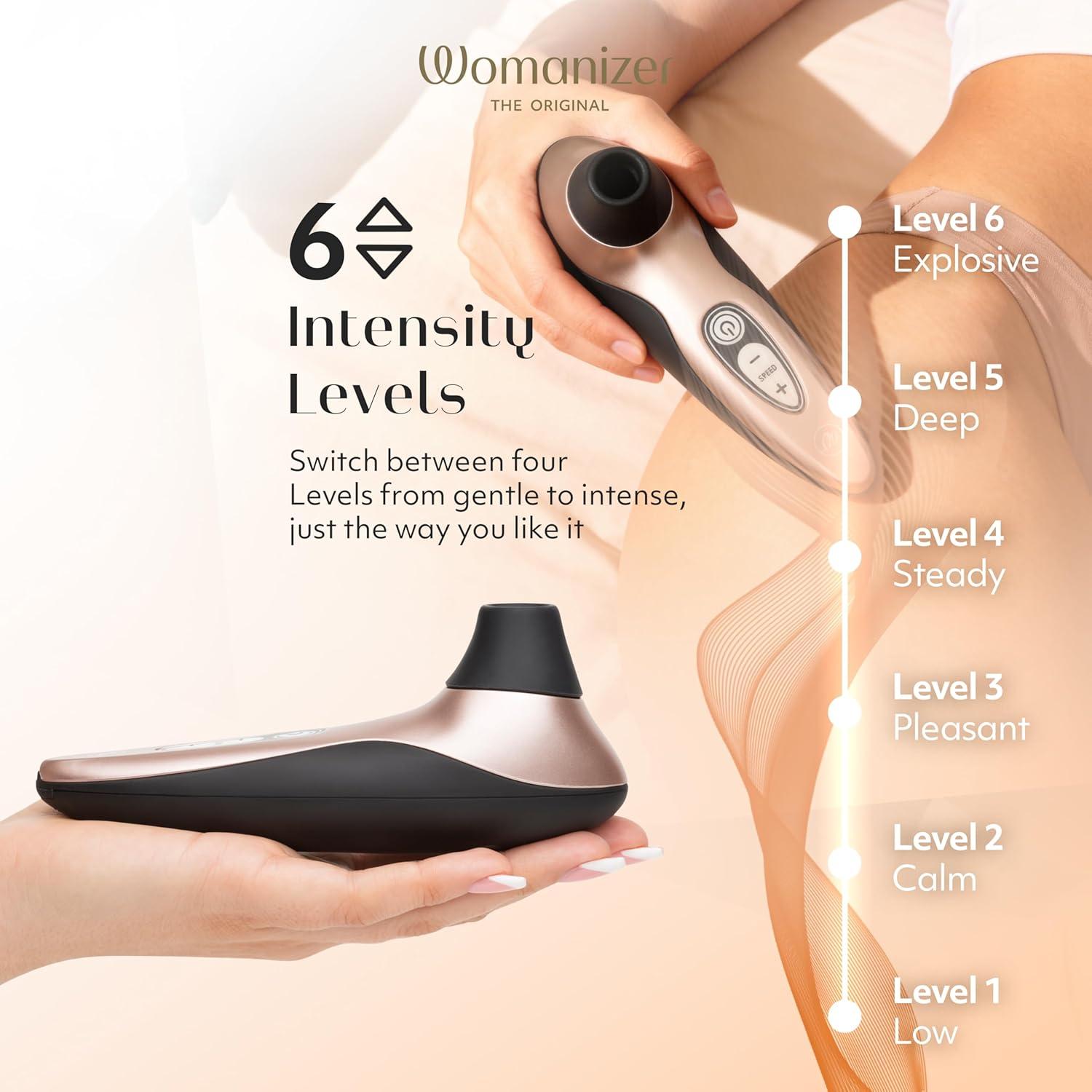 imageWomanizer Pro40 Rose Gold Pleasure Air Clitoris Sucker Lovehoney Enjoy Water Based Lube 85 fl oz amp Pack of 25 Fresh Sex Toy Wipes Womens Sex Toys Bundle