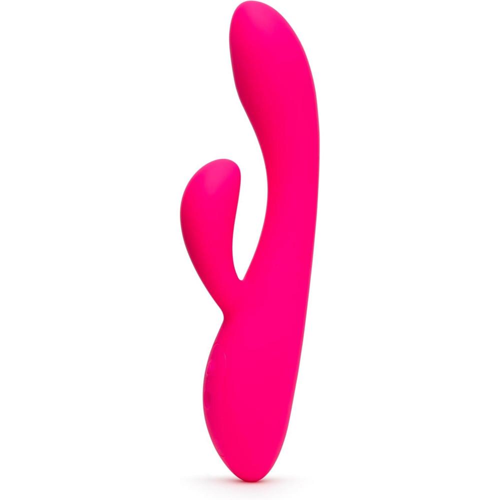 imageLovehoney Dream Warming Rabbit Vibrator  5 inch Silicone Vibrating Dildo  G Spot amp Clit Stimulator  9 Vibration Modes  Rechargeable amp Waterproof Vibrator for Women  Adult Sex Toy  Pink