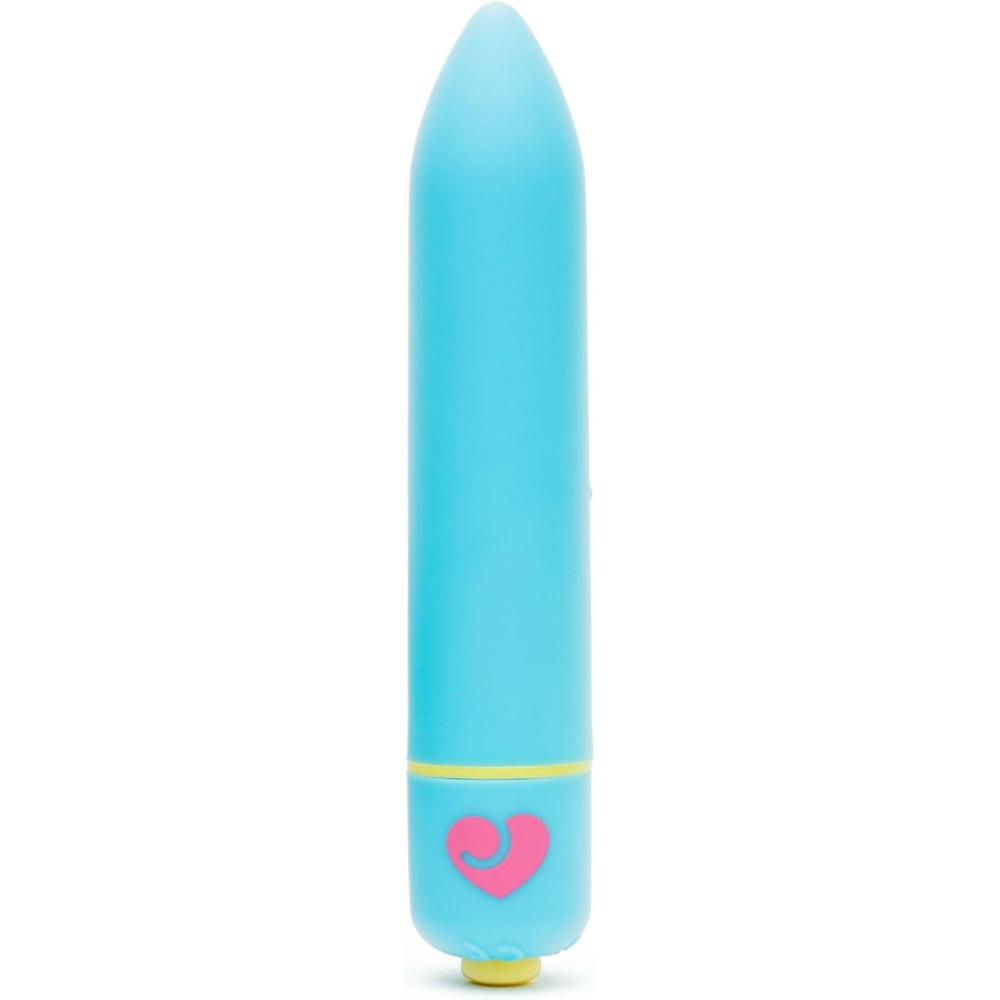 imageLovehoney Excite Bullet Vibrator 35 Inch Powerful Mini Massager 10 Function Single Button Control Quiet Bullet Vibrator for Women Waterproof amp Travel Proof Adult Pleasure Toy BlueBlue