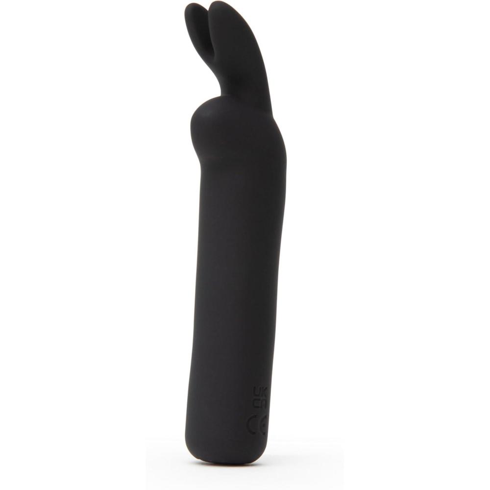 imageLovehoney Happy Rabbit Bullet Vibrator for Women Silicone Mini Vibrator Bullet Personal Massager Adult Toy 12 Vibration Modes Rachargeable Clitoral Stimulator Adult Sex Toys for Couples Black