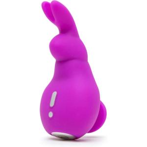 Lovehoney Happy Rabbit Mini Ears Clitoral Vibrator – Small Clitoral Rabbit Vibrator for Women – Thick Flexible Stimulating Ears – Rechargeable & Waterproof – Pink