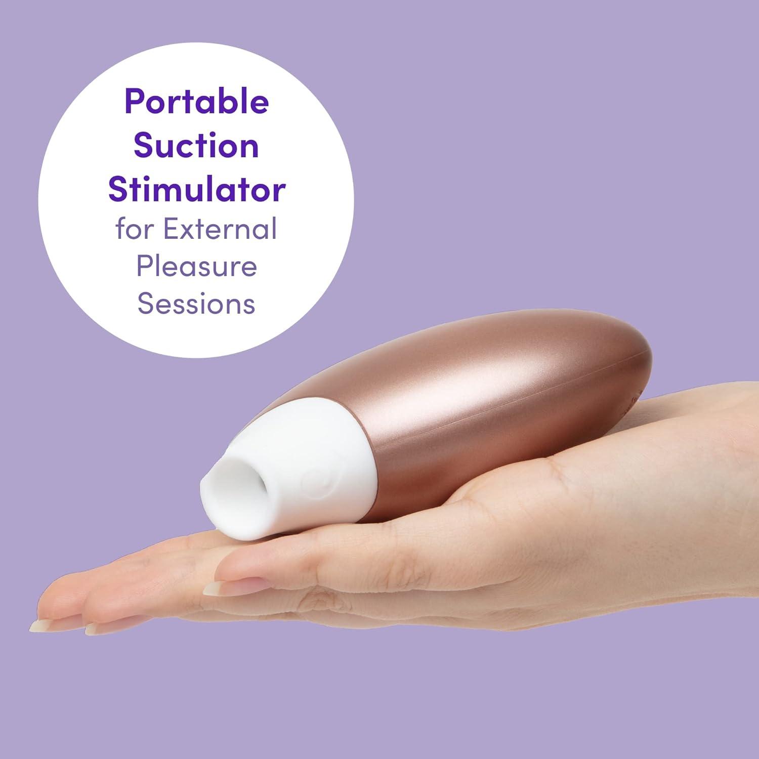 imageLovehoney Pearl Clitoral Sucking Toy Clit Stimulator with 7 Suction Speeds Waterproof Sucker Vibrator Rechargeable Vibrating Adult Sex Toys for Women and Couples