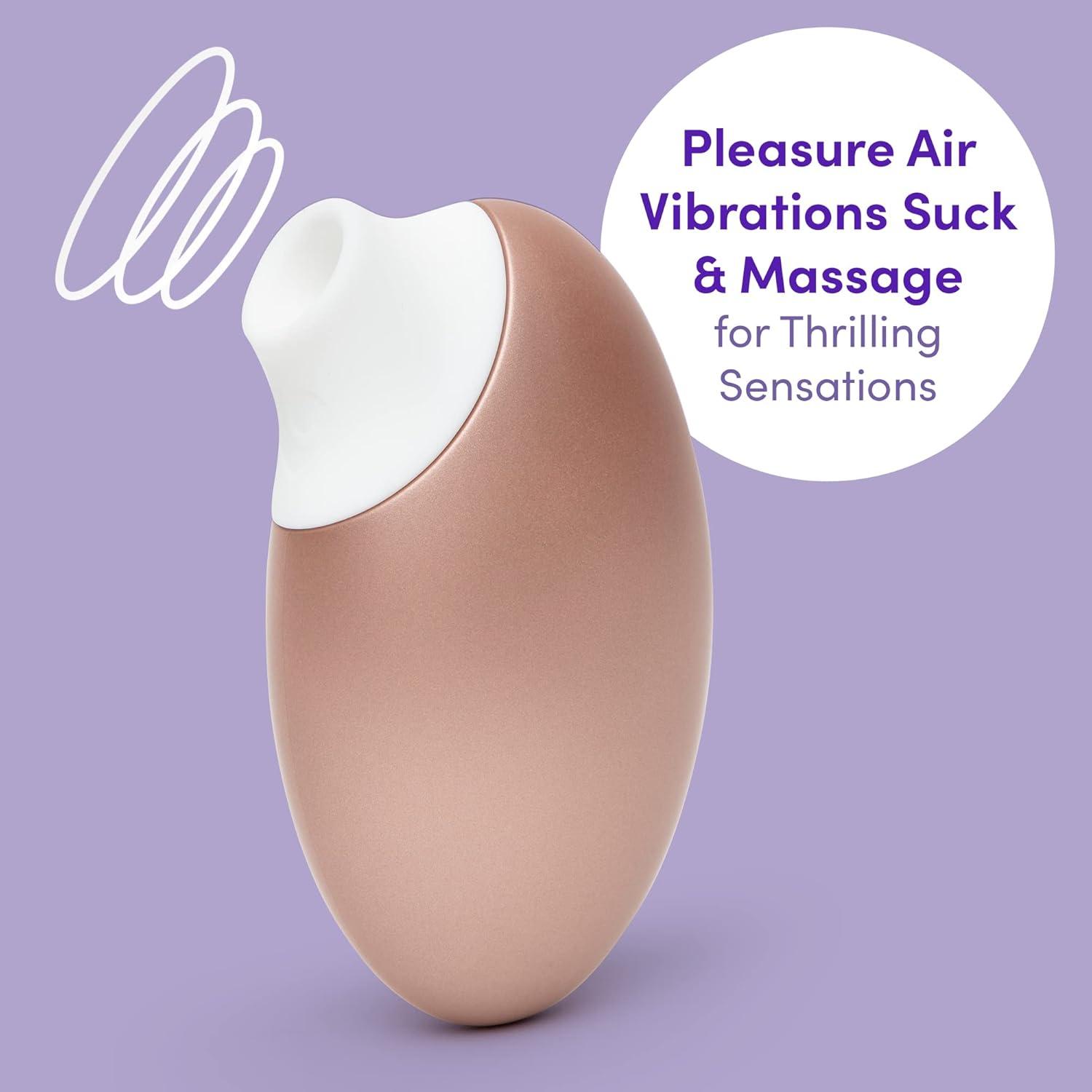 imageLovehoney Pearl Clitoral Sucking Toy Clit Stimulator with 7 Suction Speeds Waterproof Sucker Vibrator Rechargeable Vibrating Adult Sex Toys for Women and Couples