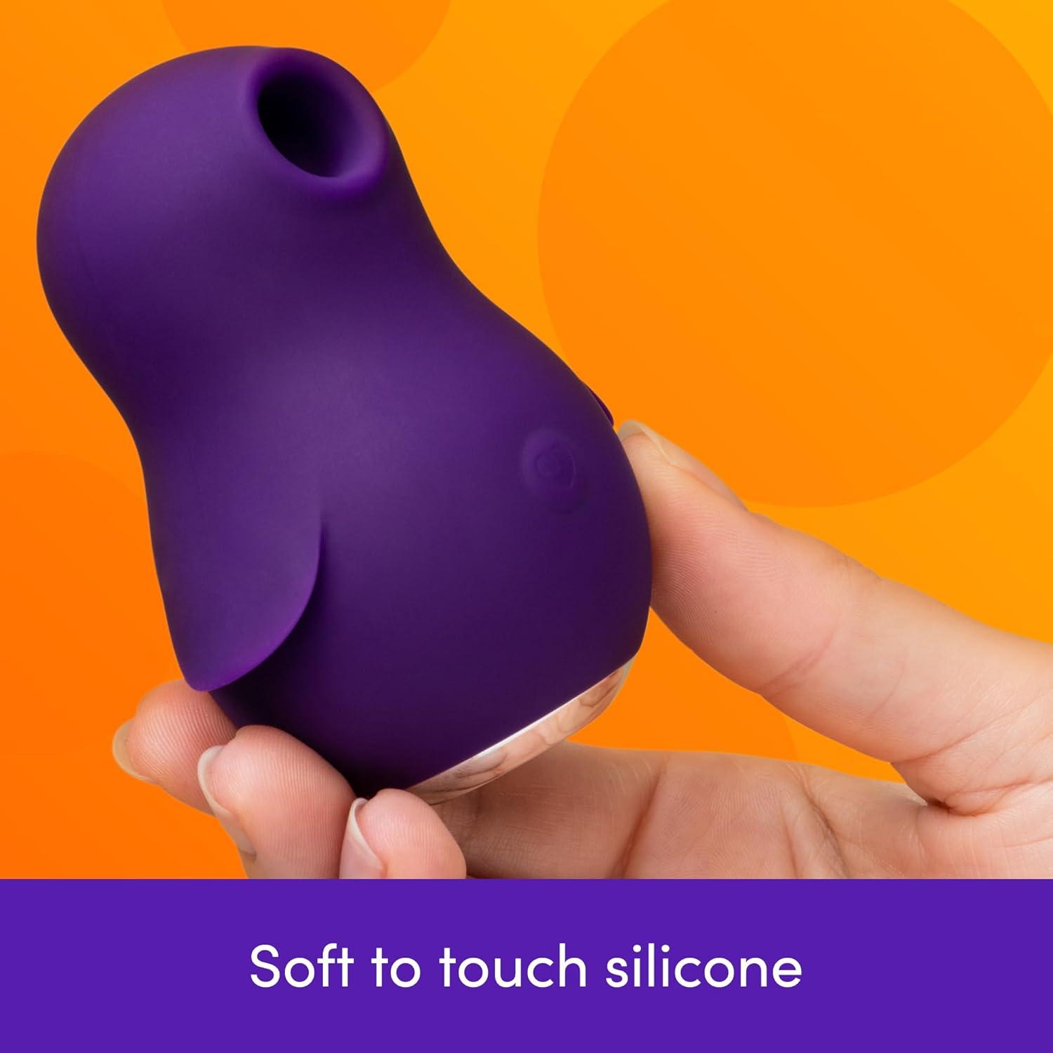 imageLovehoney Penguin Clitoral Stimulator Clit Sucking Pocket Pal Toy with 10 Suction Speeds Waterproof Vibrating Sex Toy for Women USB Rechargeable