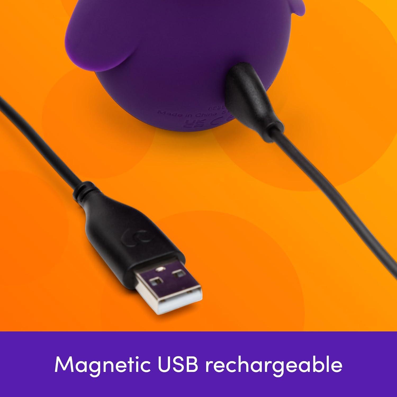 imageLovehoney Penguin Clitoral Stimulator Clit Sucking Pocket Pal Toy with 10 Suction Speeds Waterproof Vibrating Sex Toy for Women USB Rechargeable