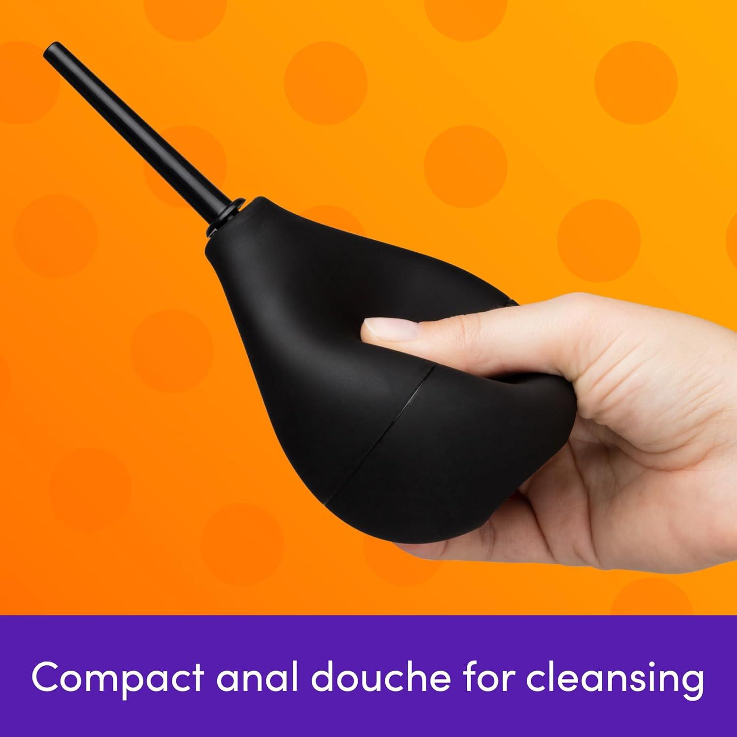 imageLovehoney Bumper Booty Anal Toys Kit 2 Butt Plugs Anal Beads Prostate Massager amp Douche Removable Bullet Vibrator Included Silicone 6 Piece Adult Sex Toy Kit for Couples Black
