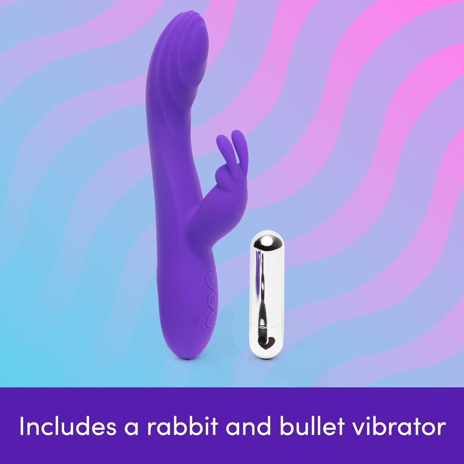 imageLovehoney Wilder Weekend Couples Sex Toy Kit Silicone Rabbit amp Bullet Vibrators for Women Male Masturbator Anal Plugs Cock Rings amp Kegal Balls Adult Sex Toys for Couples 10 Piece SetWilder Weekend