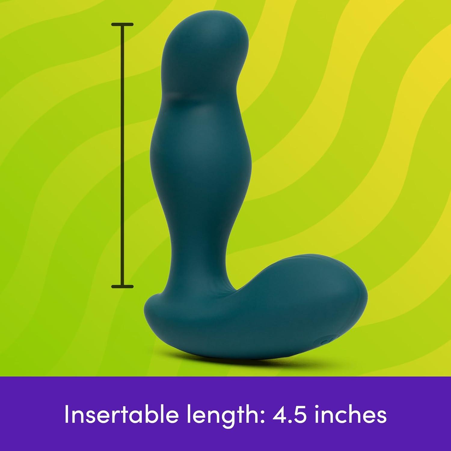 imageLovehoney High Roller Remote Control Prostate Massager Silicone Rotating Sex Toys for Men 10 Mode Butt Plug Curved Anal Vibrator Dildo Waterproof amp Rechargeable Couples Adult Toys GreenGreen