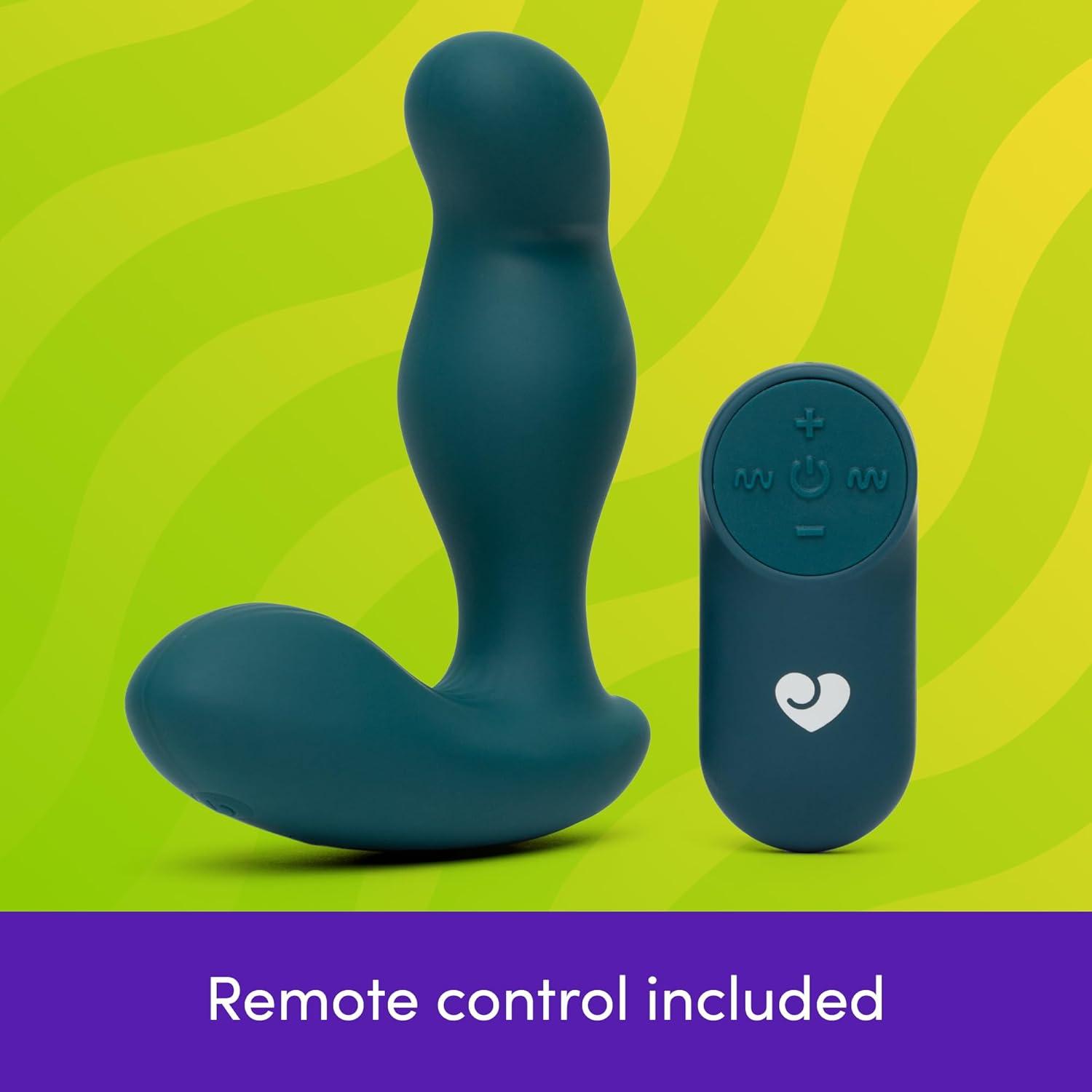 imageLovehoney High Roller Remote Control Prostate Massager Silicone Rotating Sex Toys for Men 10 Mode Butt Plug Curved Anal Vibrator Dildo Waterproof amp Rechargeable Couples Adult Toys GreenGreen