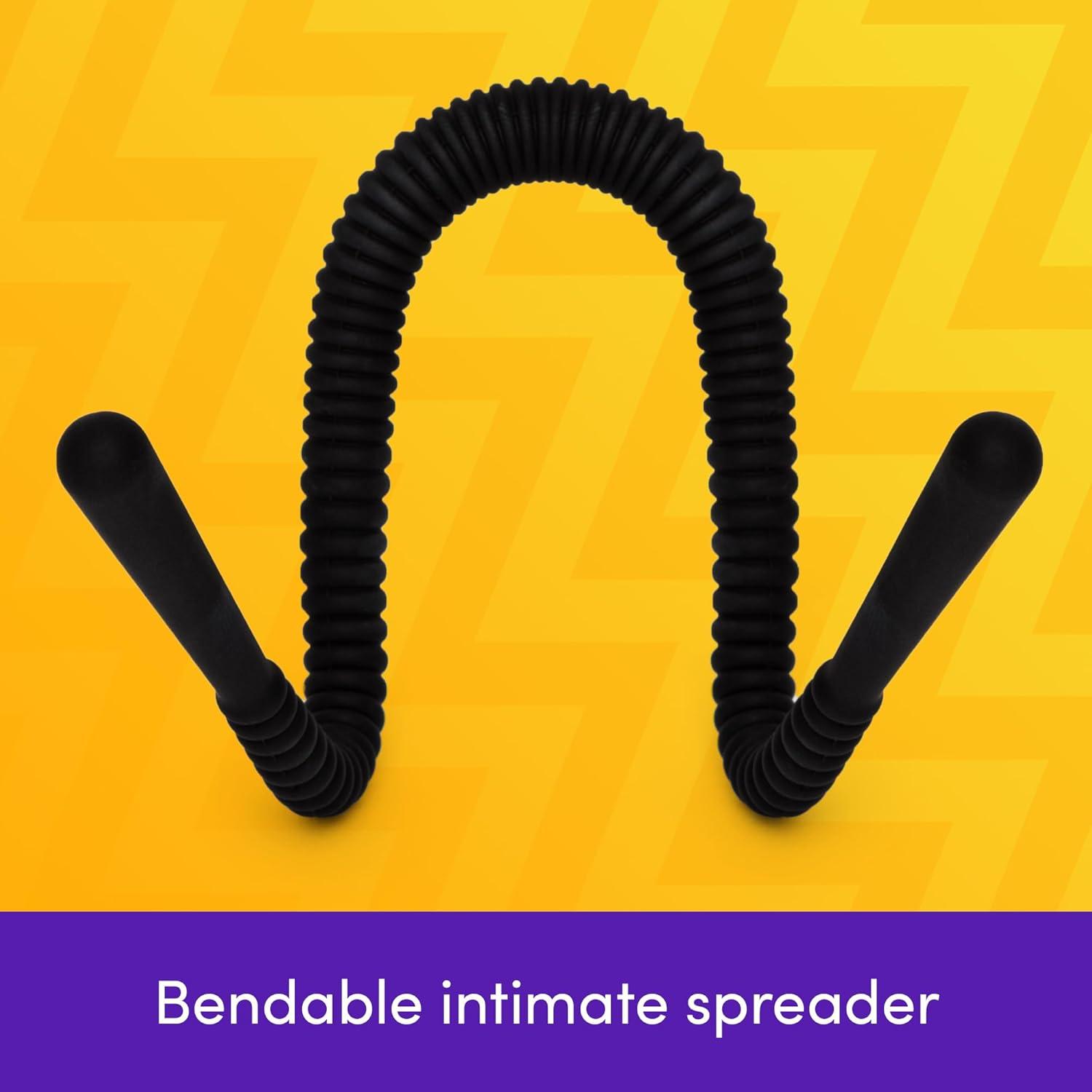 imageLovehoney Intimate Spreader Bar Ridged G Spot Stimualtor Adult Toy HandsFree Adjustable Labia Clamps Oral Sex Pussy Expander Adult Sex Games Bondage Accessory Sex Toys for Women amp Couples