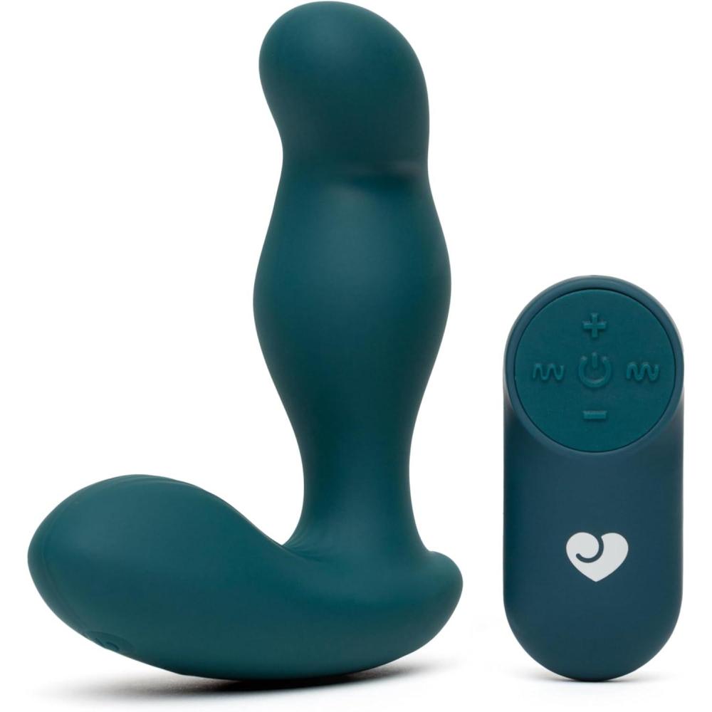 imageLovehoney High Roller Remote Control Prostate Massager Silicone Rotating Sex Toys for Men 10 Mode Butt Plug Curved Anal Vibrator Dildo Waterproof amp Rechargeable Couples Adult Toys GreenGreen