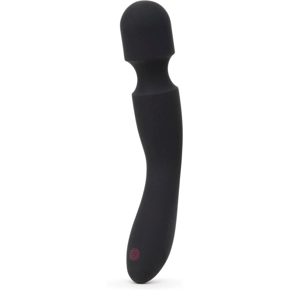 imageLovehoney Mantric Cordless Handheld Personal Massager for Women Rechargeable Back Neck amp Shoulder Wand Massager for Muscle Pain Relief 7 Powerful Modes amp Flexible Silicone Head Black