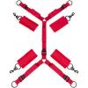 imageLovehoney Bondage Boutique Bound to Please Red Under the Bed Restraint Kit  Adjustable Bed Straps with 4 Velcro Cuffs  Full Body BDSM Bondage Restraints for Couples Submission Play amp Erotic Roleplay
