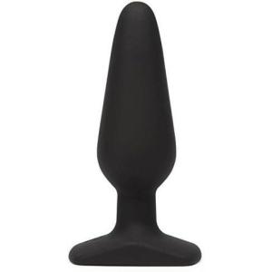 Lovehoney Butt Plug | Anal Sex Toys for Men, Women, Couples | 5.5 Inch Large Anal Plug | Silicone Anal Trainer Male Prostate Massaging Device | Portable Adult Sex Toys with 7.5 Inch Girth | Black(5 inches)