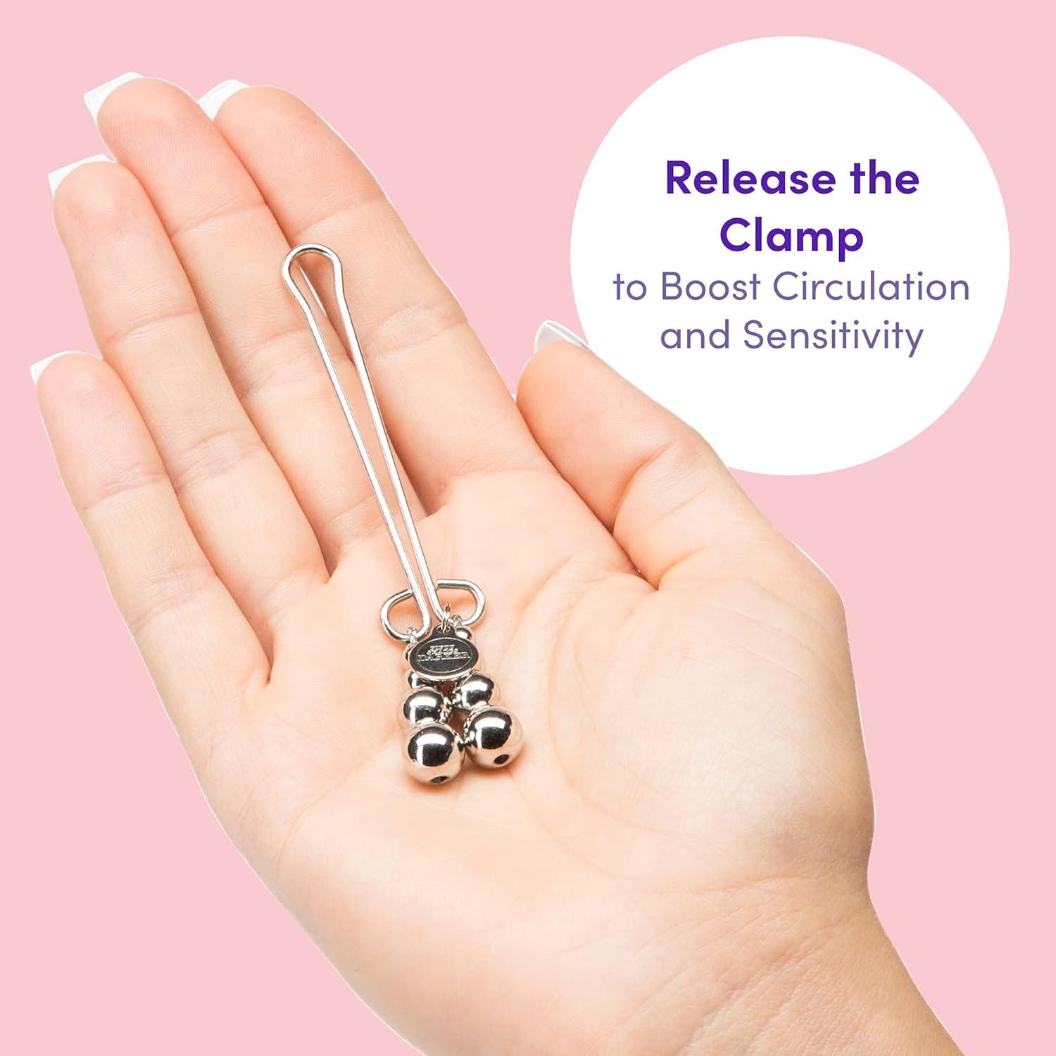 imageLove Honey Fifty Shades Darker Just Sensation Beaded Clitoral Clamp 1 Count
