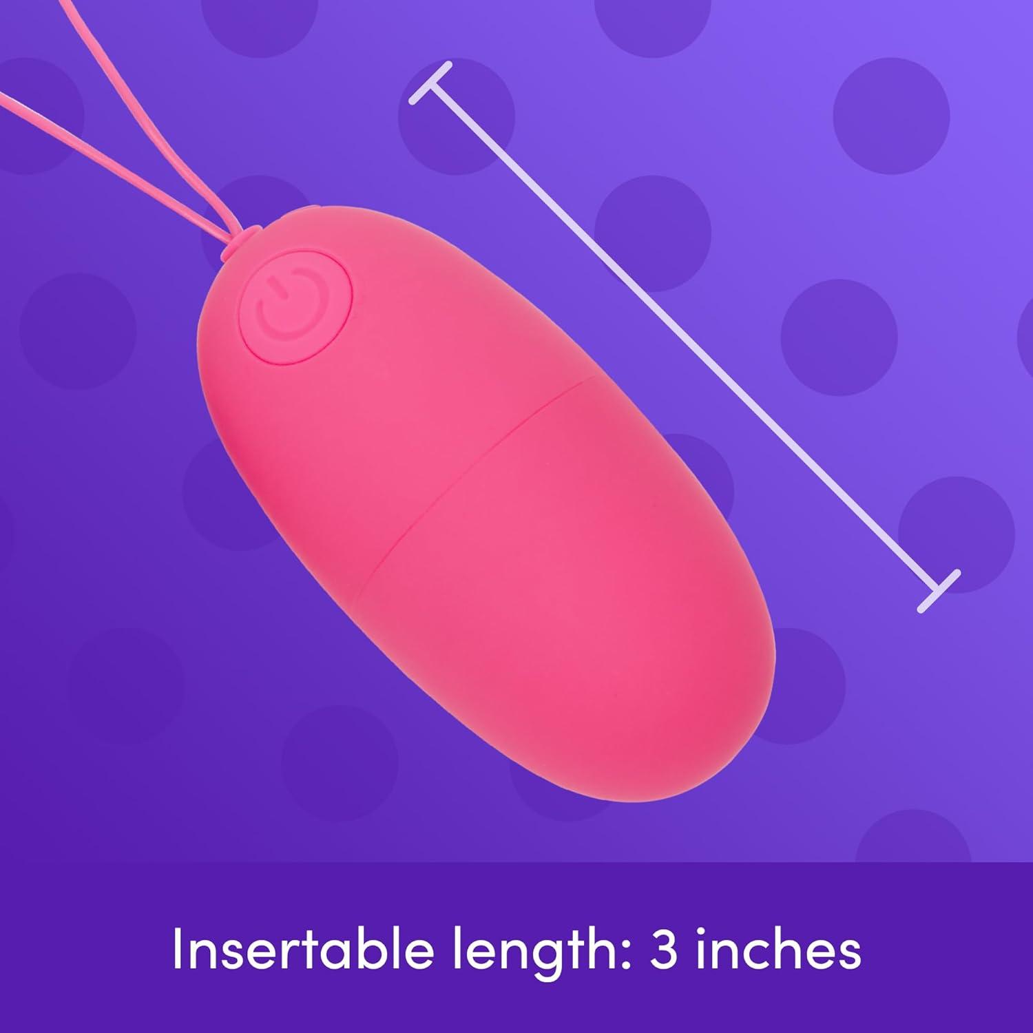 imageLovehoney Secret Agent Remote Control Vibrator for GSpot Vibrating Love Egg Sex Toy for Women and Couples 10 Vibration Modes Rechargeable Wearable Adult Sex Toy for Couples BlackPink