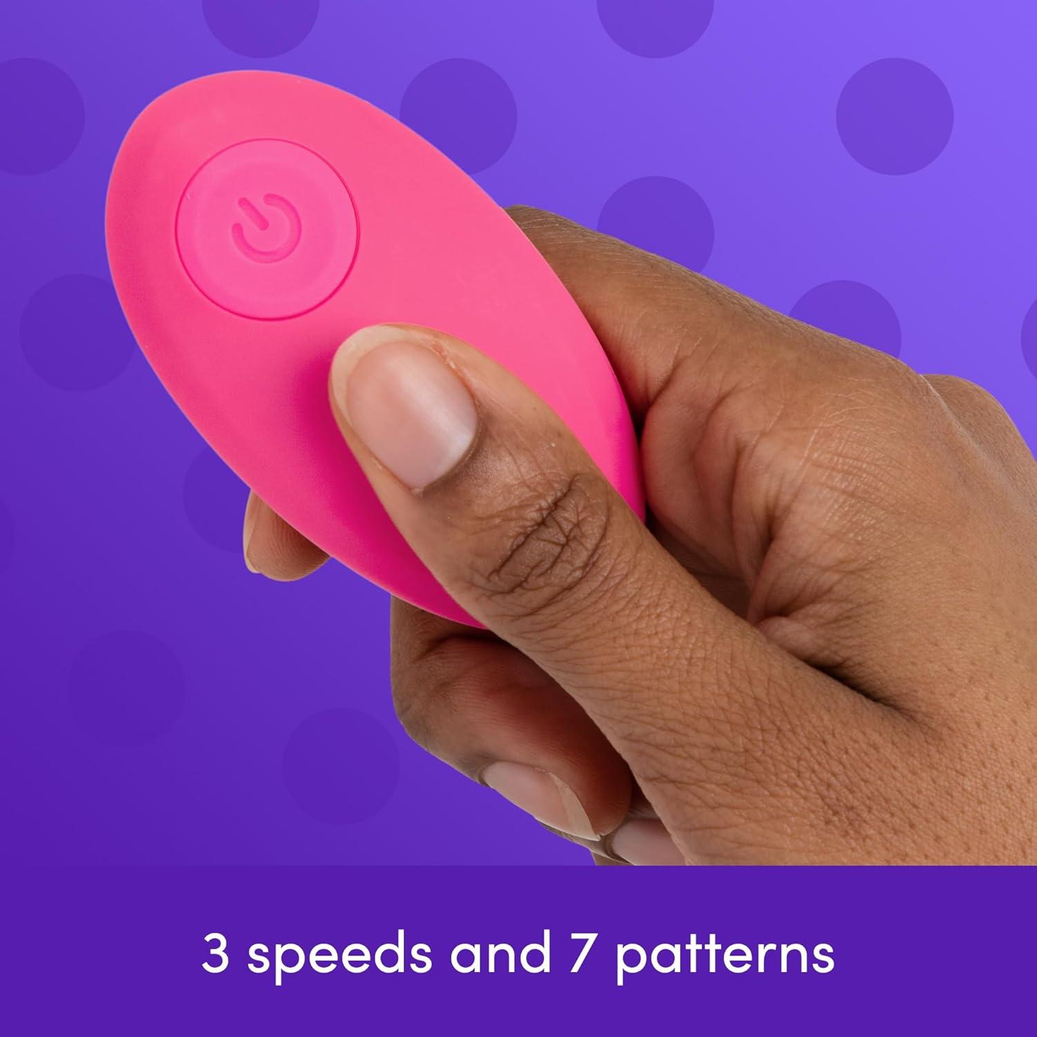 imageLovehoney Secret Agent Remote Control Vibrator for GSpot Vibrating Love Egg Sex Toy for Women and Couples 10 Vibration Modes Rechargeable Wearable Adult Sex Toy for Couples BlackPink