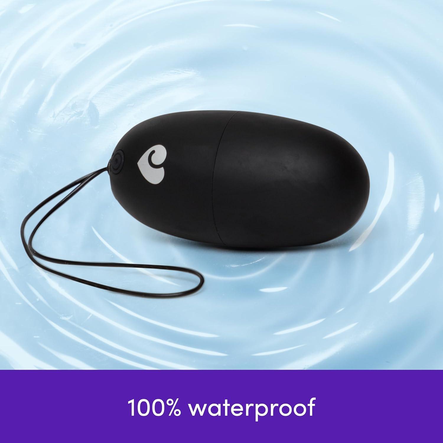 imageLovehoney Secret Agent Remote Control Vibrator for GSpot Vibrating Love Egg Sex Toy for Women and Couples 10 Vibration Modes Rechargeable Wearable Adult Sex Toy for Couples BlackBlack