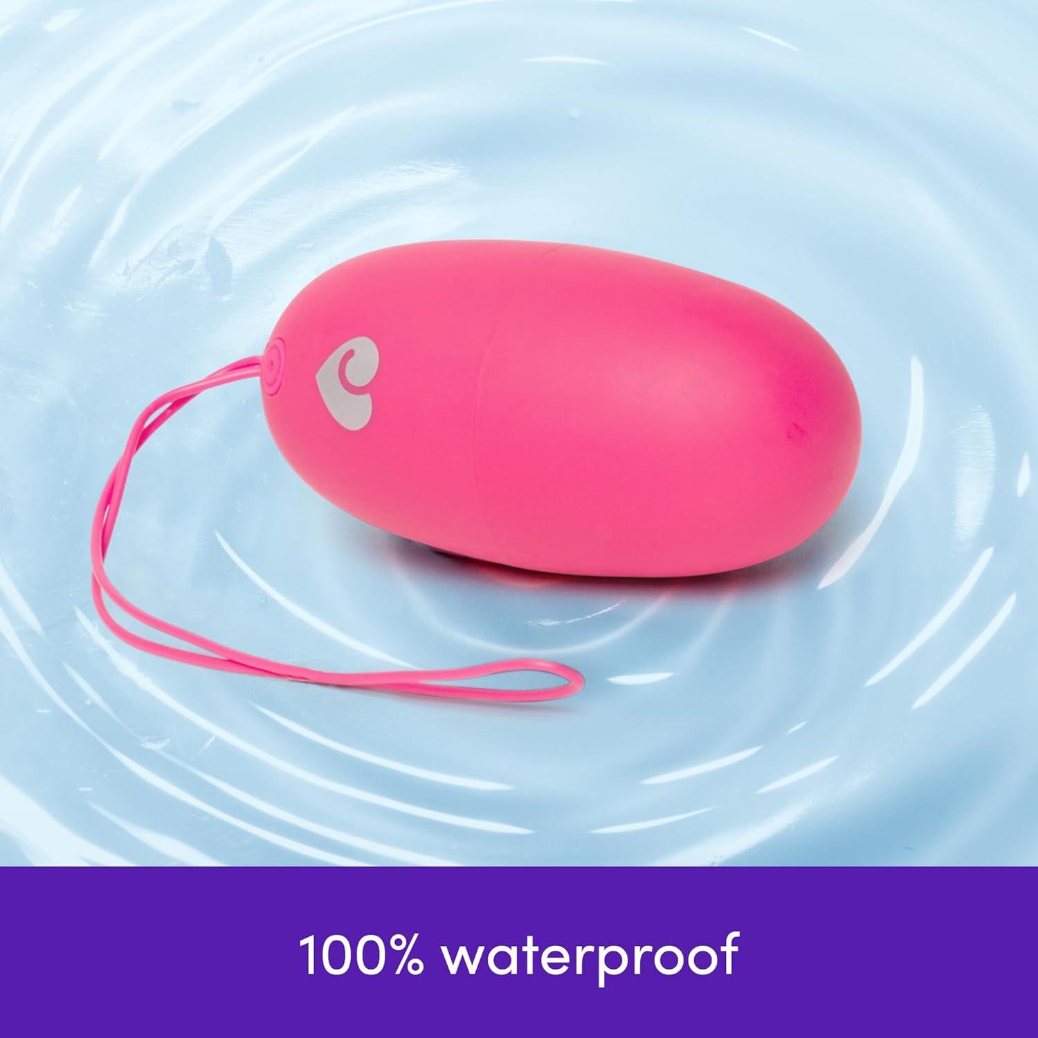 imageLovehoney Secret Agent Remote Control Vibrator for GSpot Vibrating Love Egg Sex Toy for Women and Couples 10 Vibration Modes Rechargeable Wearable Adult Sex Toy for Couples BlackPink
