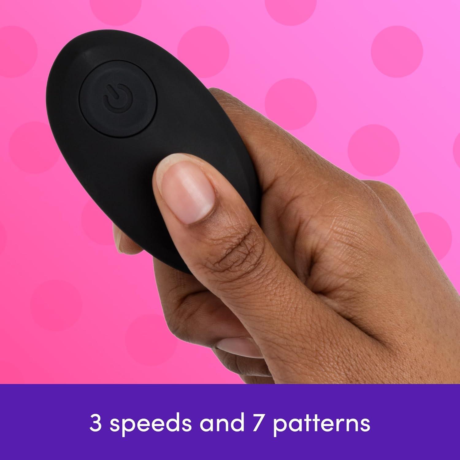 imageLovehoney Secret Agent Remote Control Vibrator for GSpot Vibrating Love Egg Sex Toy for Women and Couples 10 Vibration Modes Rechargeable Wearable Adult Sex Toy for Couples BlackBlack