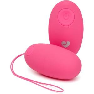 Lovehoney Secret Agent Remote Control Vibrator for G-Spot – Vibrating Love Egg Sex Toy for Women and Couples – 10 Vibration Modes – Rechargeable Wearable Adult Sex Toy for Couples – Black(Pink)