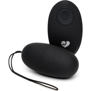 Lovehoney Secret Agent Remote Control Vibrator for G-Spot – Vibrating Love Egg Sex Toy for Women and Couples – 10 Vibration Modes – Rechargeable Wearable Adult Sex Toy for Couples – Black(Black)