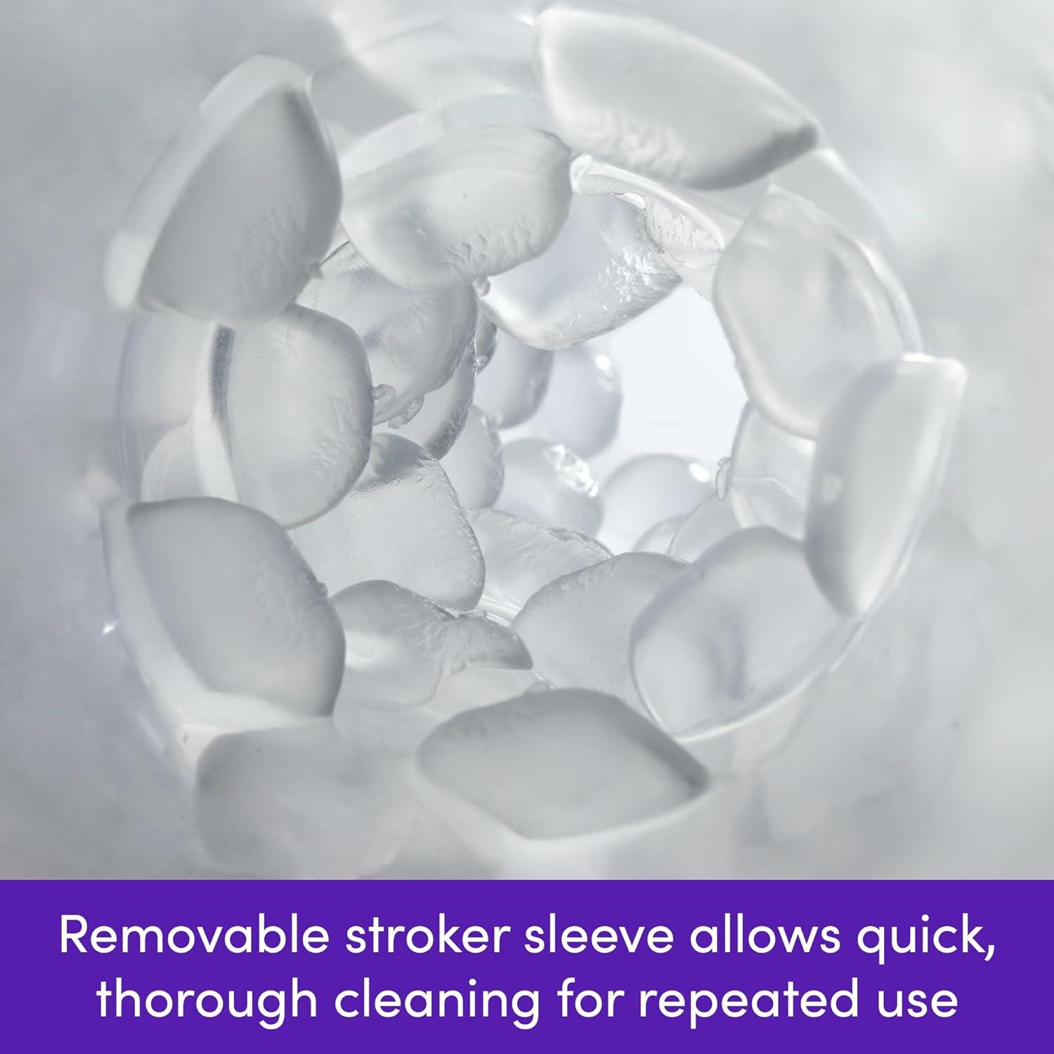 imageLovehoney Blowmotion Squeezable Vibrating Male Masturbator Adult Toy Textured Male Stroker with Squeeze Control 3 Speeds amp 6 Pattern Lifelike Mens Sex Toy Vibrator Pocket Pussy Penis Sleeve