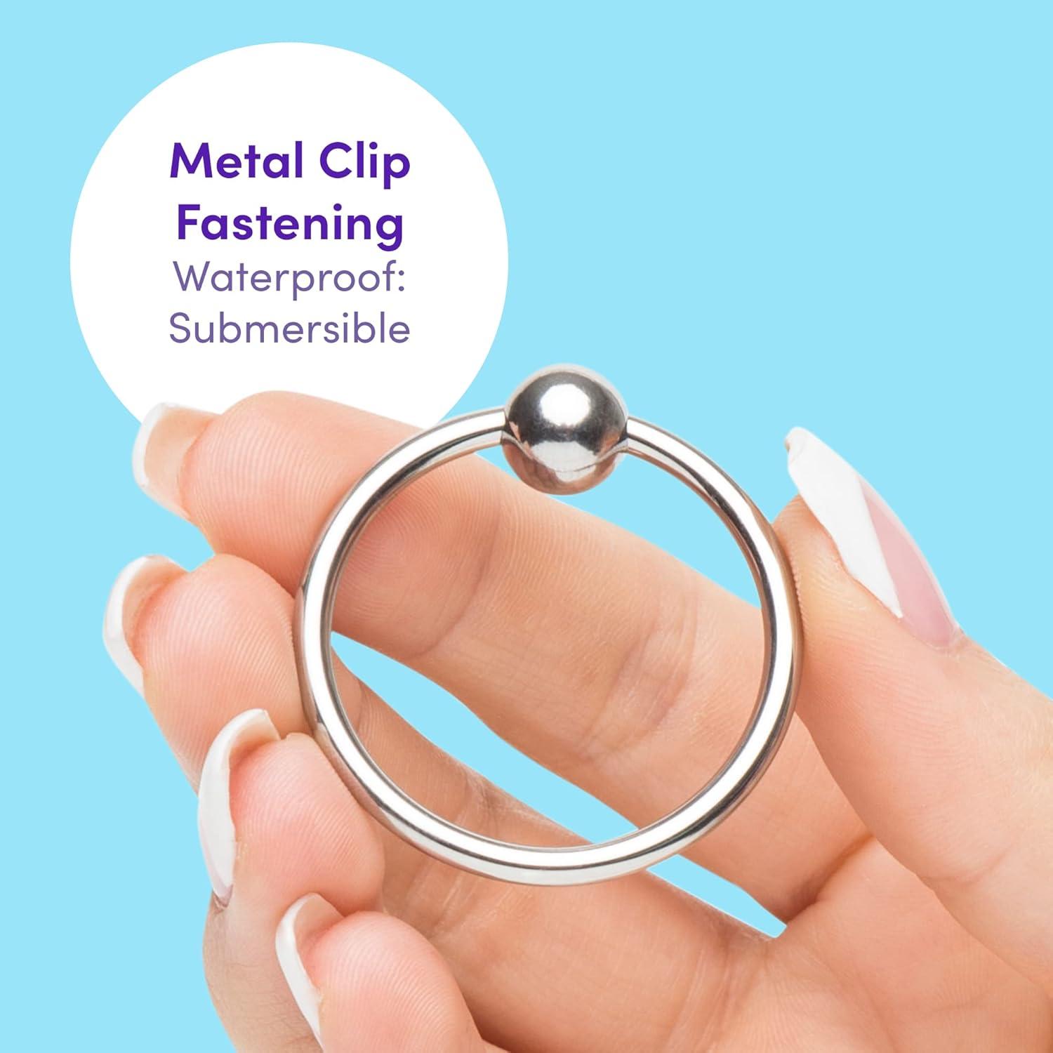 imageLovehoney Dominix Deluxe Glans Cock Ring Stainless Steel Penis Ring 125 Inch Stimulation Device for Couples Sex Waterproof Silver