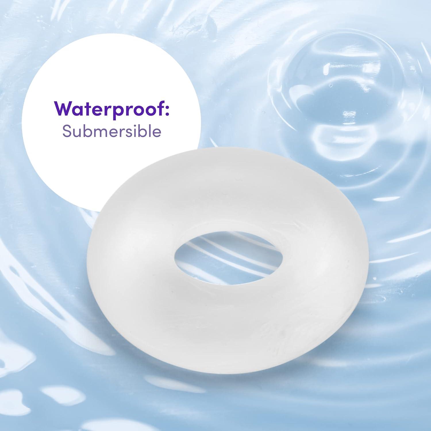 imageLovehoney Donut Cock Ring Sex Toys for Men Ultra Thick Stretchy Penis Ring for Longer Lasting Stronger Erections Male Sexual Pleasure Tools for Enhancing Erections Couples Sex Toys ClearClear