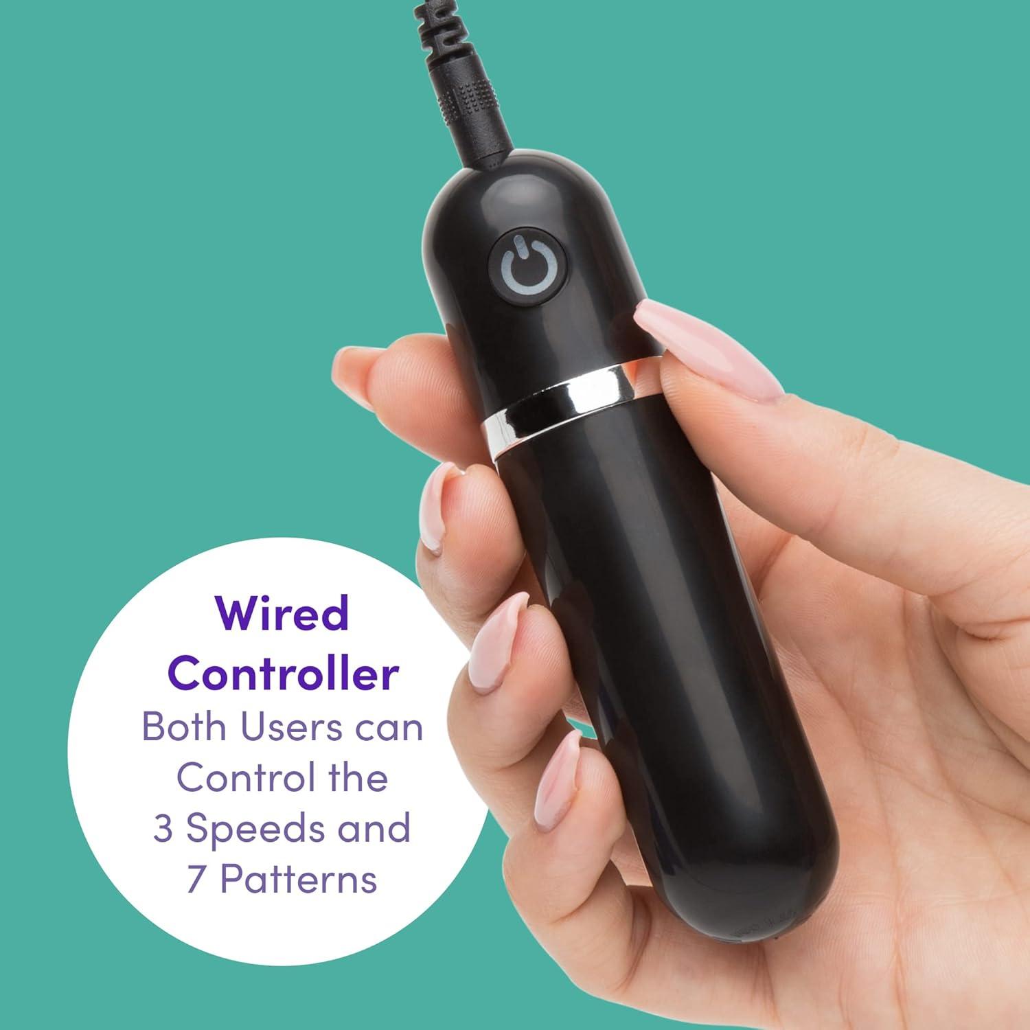 imageLovehoney Double Duty Strap On Vibrating Dildo Curved 7 Inch Silicone Dildo for Women with Wired Remote Control Elasticated amp Adjustable Harness Adult Sex Toy Purple
