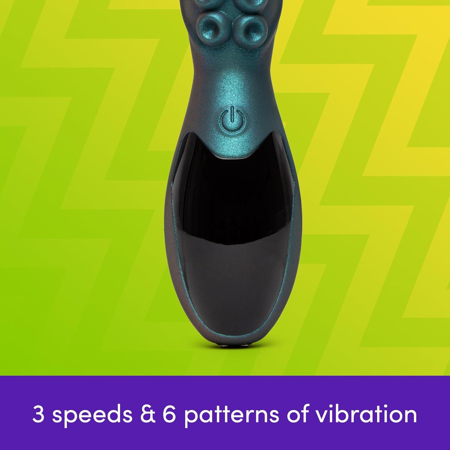 imageLovehoney Fantasy Tentacle Monster Dildo Vibrator Adult Toy 7 Inch Silicone Realistic Dildo with 9 Vibration Modes Rechargeable Personal Massager GSpot Clitoris Vibrator for Women amp Couples