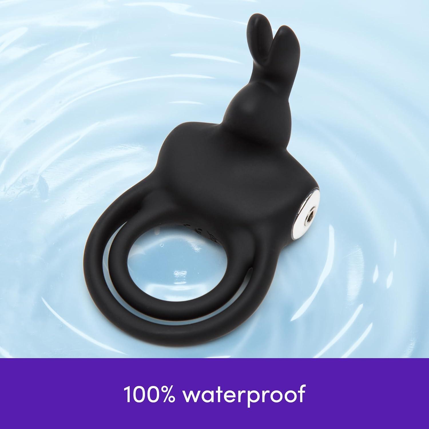 imageLovehoney Happy Rabbit Vibrating Cock Ring Male Sex Toy Silicone Stretchy Penis Ring Enhancer for Shaft amp Balls Clitoral Stimulator with 12 Modes Adult Couples Sex Toy Erection Enlarger Support