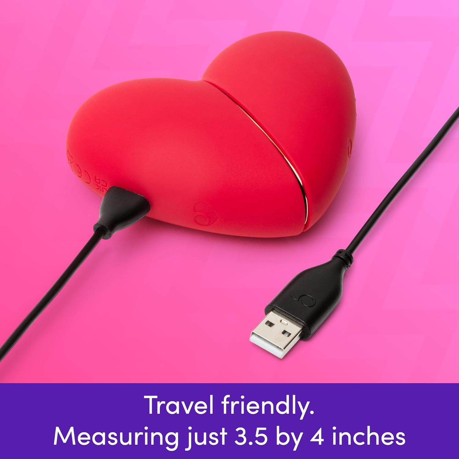 imageLovehoney Heart Duo Licking amp Sucking Vibrator Powerful Clit Sucker Sexual Stimulator amp Pussy Licker for Women Adult Sex Toy Tongue Motion for Clitoris Pleasure Licker Clitoral Sucking Device