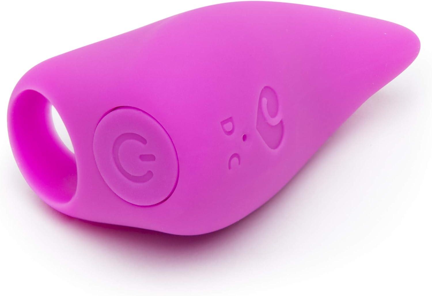 imageLovehoney Ignite Finger Vibrator Silicone Finger Vibe for Beginners 20 Function Adult Sex Toy for Couples with Travel Lock Waterproof Rechargeable Pink