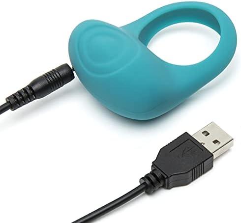 imageLovehoney Ignite Vibrating Cock Ring Stretchy Silicone Penis Ring Beginner Friendly 20 Function Stimulator Couples Sex Rechargeable Waterproof Turquoise