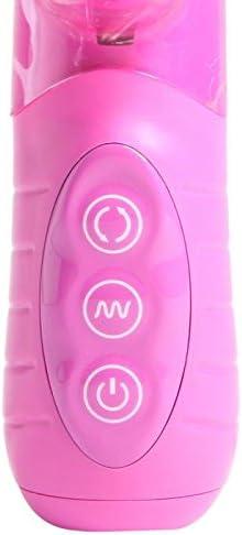 imageLovehoney Jessica Triple Rabbit Vibrator 4 Inch Vibrator for Women with Anal Beads 7 Patterns amp 3 Speeds Adult Sex Toy Waterproof Pink