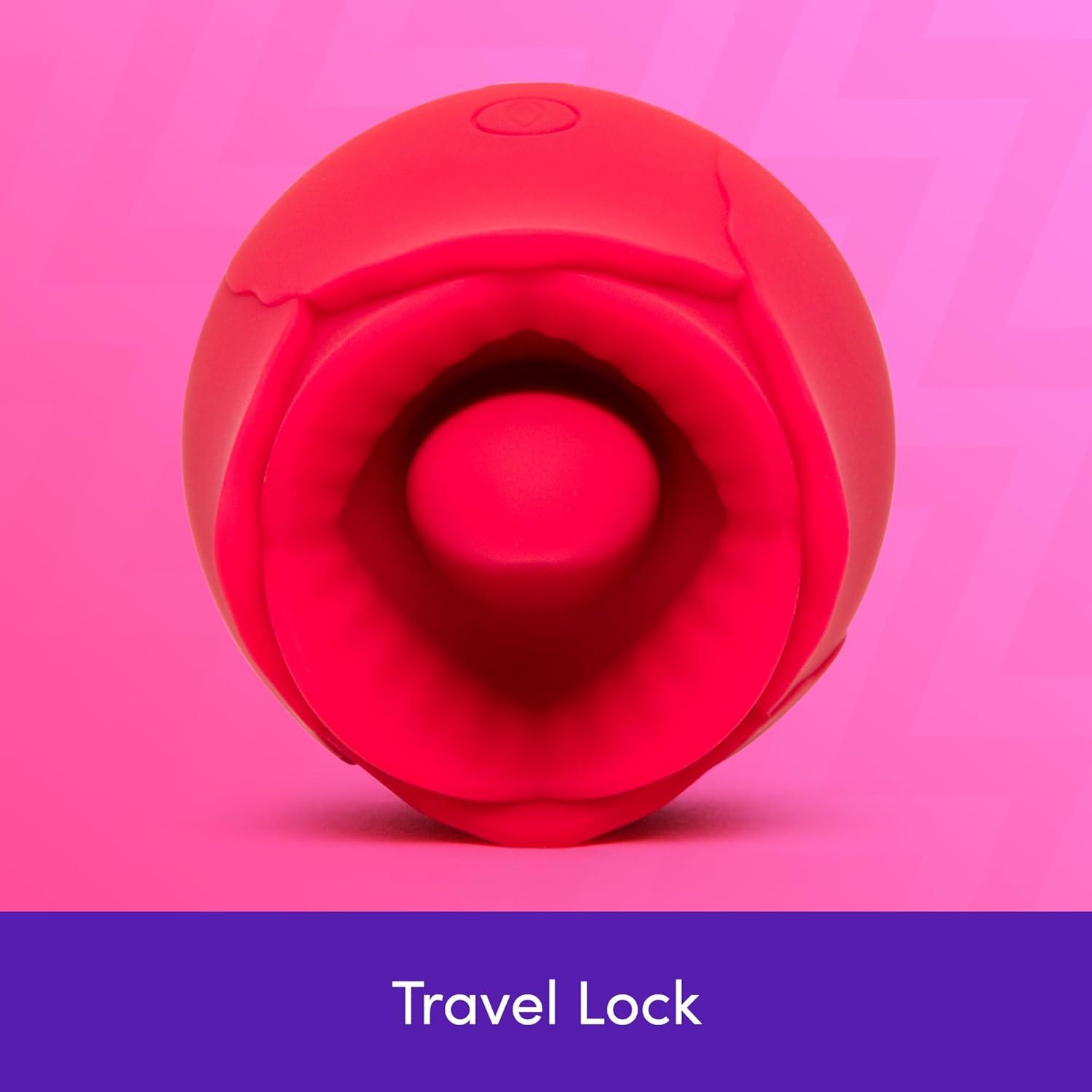 imageLovehoney Licking Rose Vibrator Rose Tongue Massager Adult Toy for Women Clit Stimulating Tongue Toy for Intense Pleasure Couples Adult Sex Toys for Deep Sensation amp Clitorial Stimulation