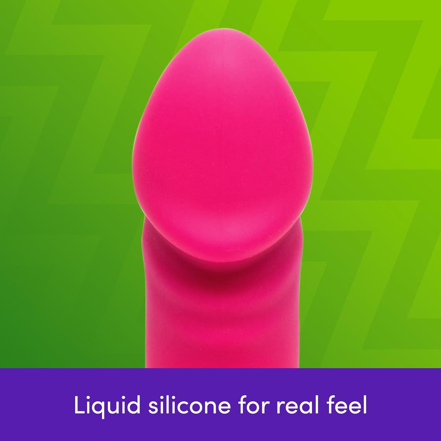 imageLovehoney Liquid Silicone Rabbit Vibrator for Women Realistic Dildo G Spot Personal Massager 15 Powerful Vibration Modes Rechargeable Clitoral Stimulator Adult Sex Toys amp Games for Couples