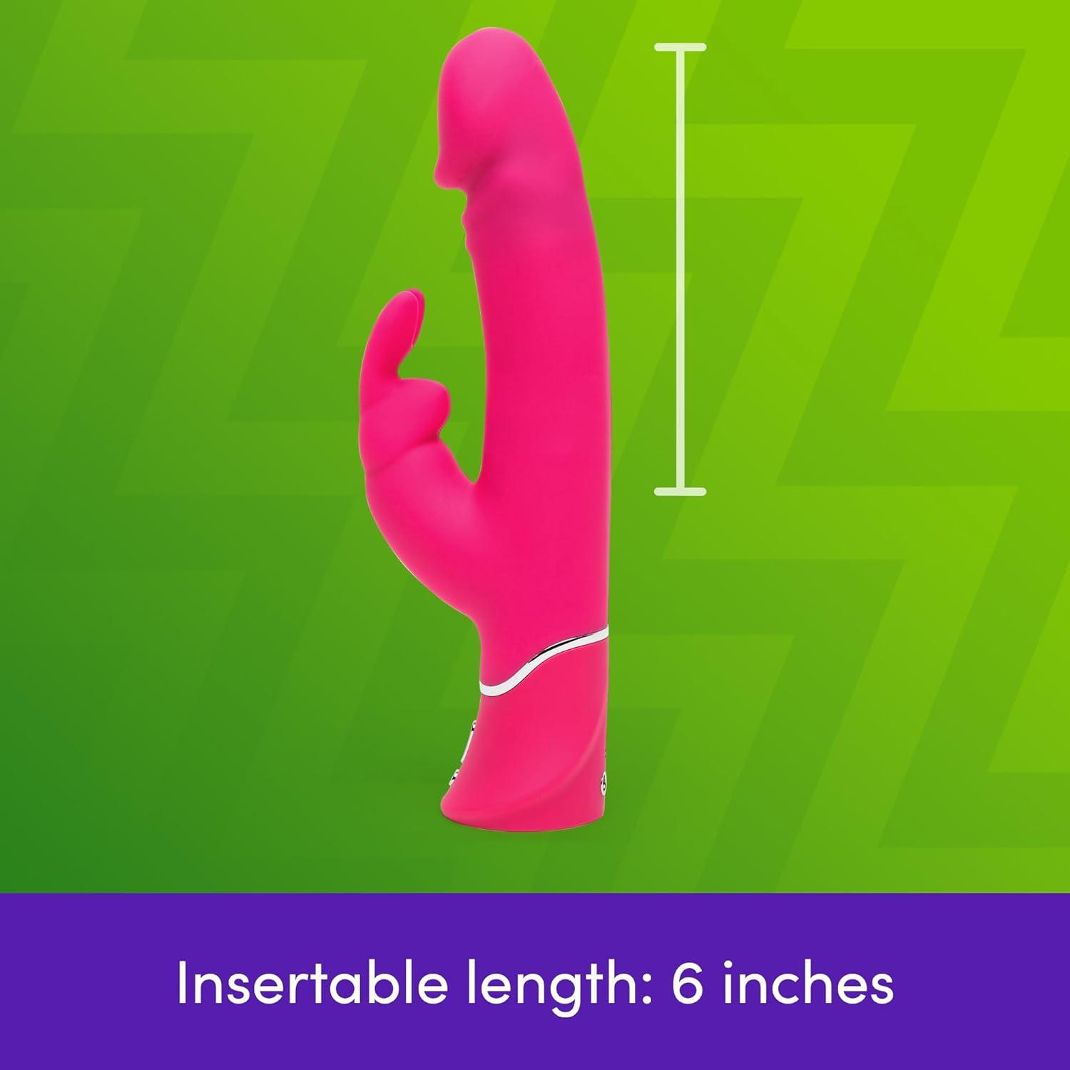 imageLovehoney Liquid Silicone Rabbit Vibrator for Women Realistic Dildo G Spot Personal Massager 15 Powerful Vibration Modes Rechargeable Clitoral Stimulator Adult Sex Toys amp Games for Couples