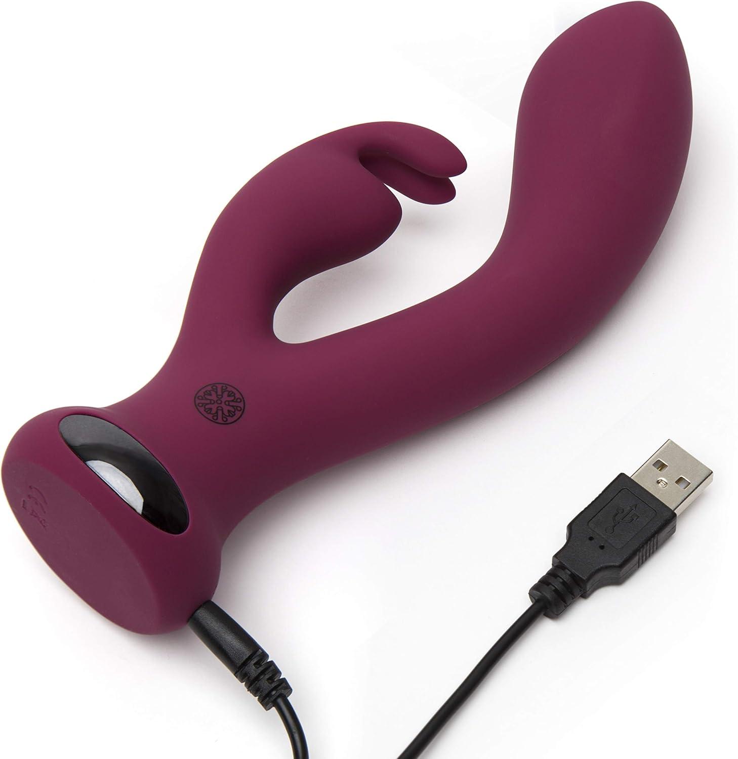 imageLovehoney Mantric Rabbit Vibrator 45 Inch Curved G Spot Vibrator for Women Silicone Rabbit Ears amp Beginner Friendly Dual Stimulation Adult Sex Toy Rechargeable amp Waterproof Pink